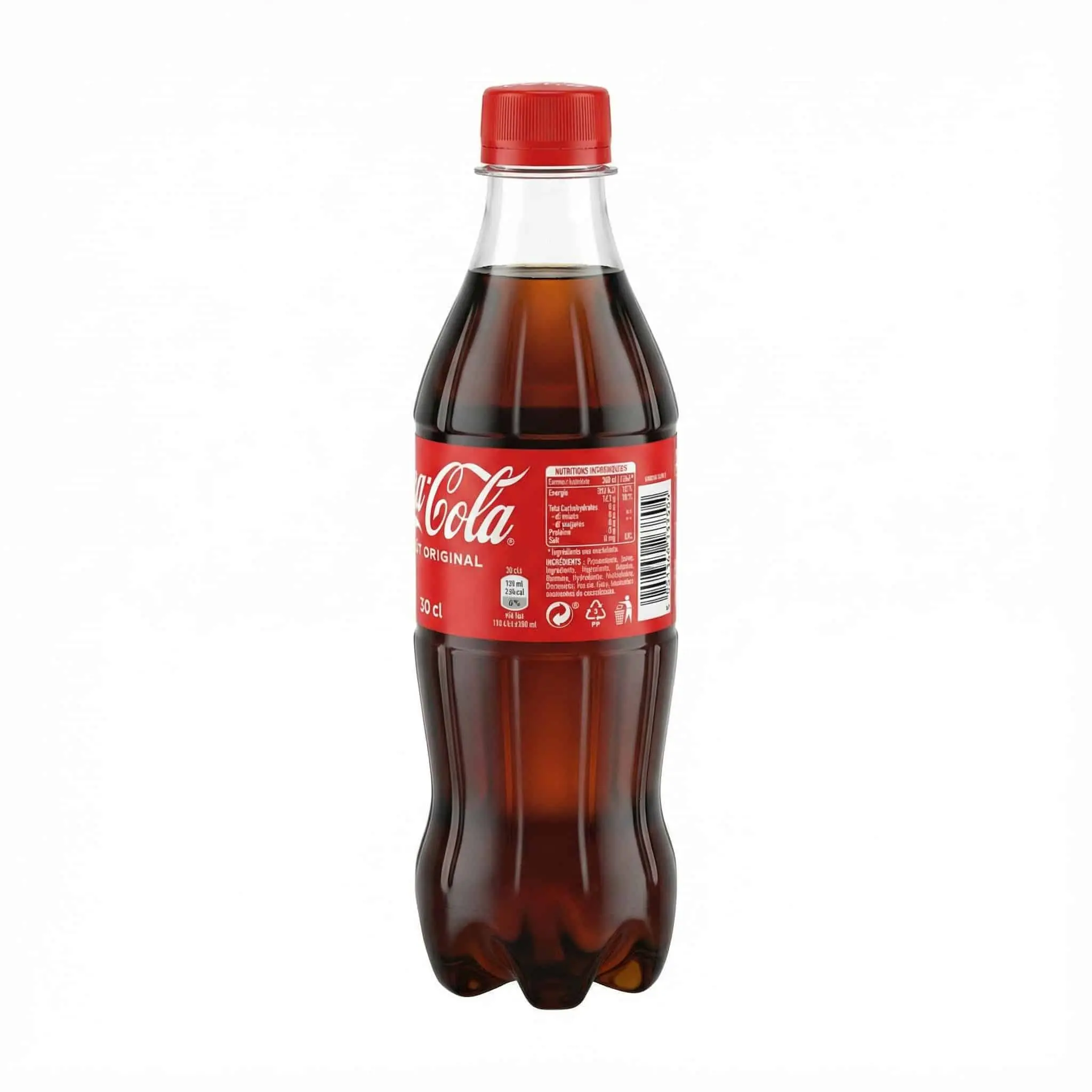 vue laterale soda cola 30cl ideal pour repas camerounais